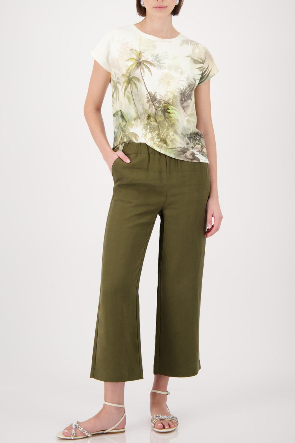 MONARI T-SHIRT PALM TREE TEE - 410700MNR