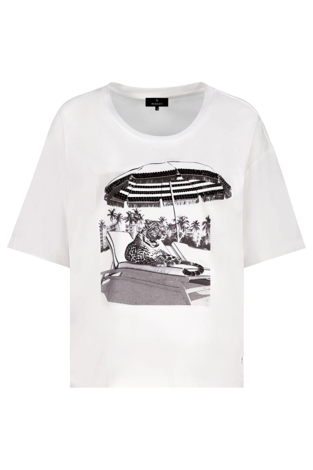 MONARI T-SHIRT UMBRELLA TIGER TEE - 410576MNR