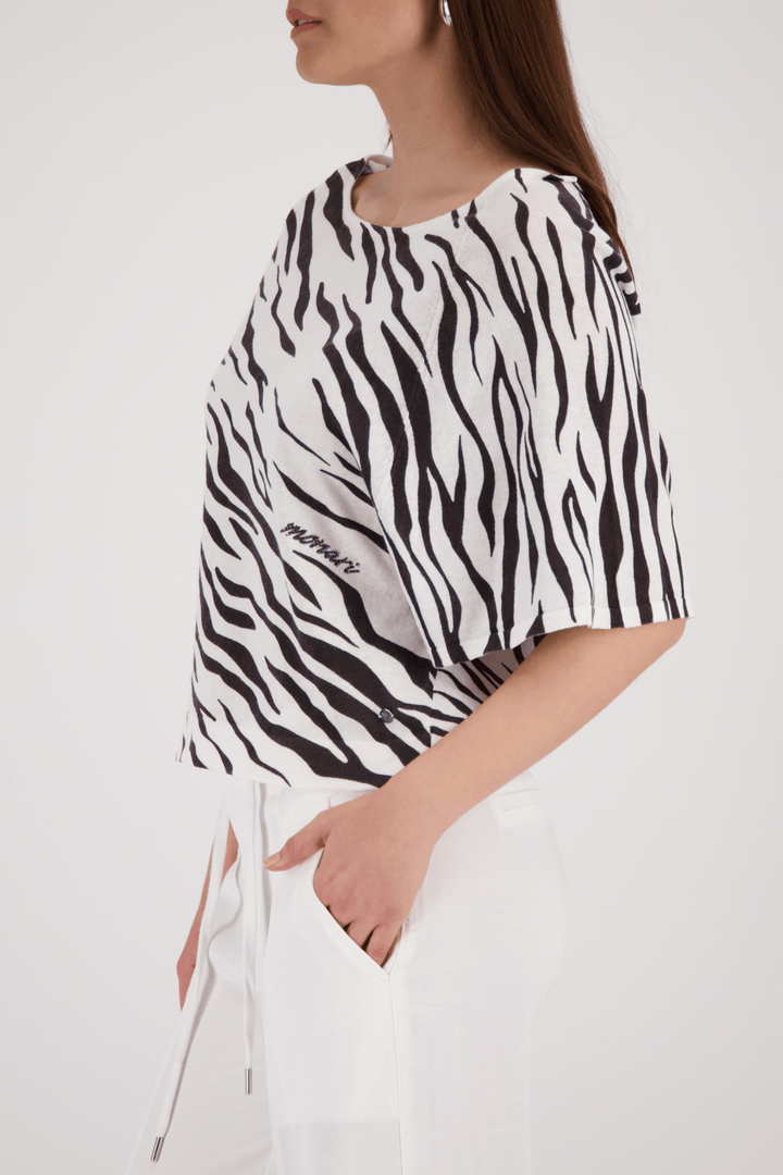 MONARI T-SHIRT ZEBRA TEE - 410898MNR