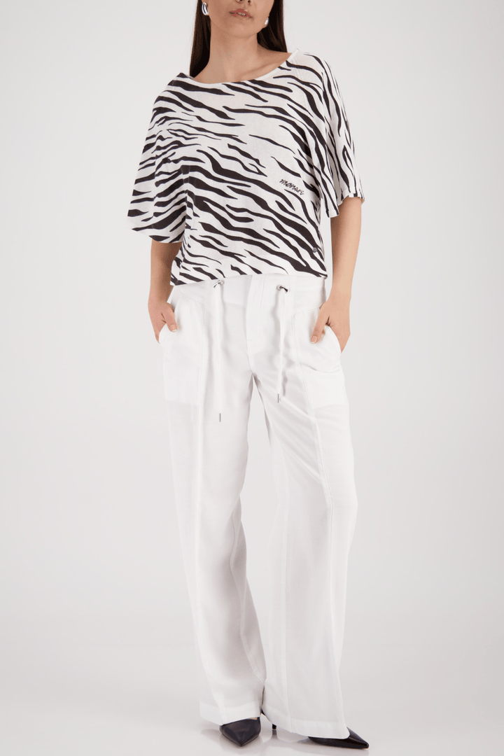 MONARI T-SHIRT ZEBRA TEE - 410898MNR