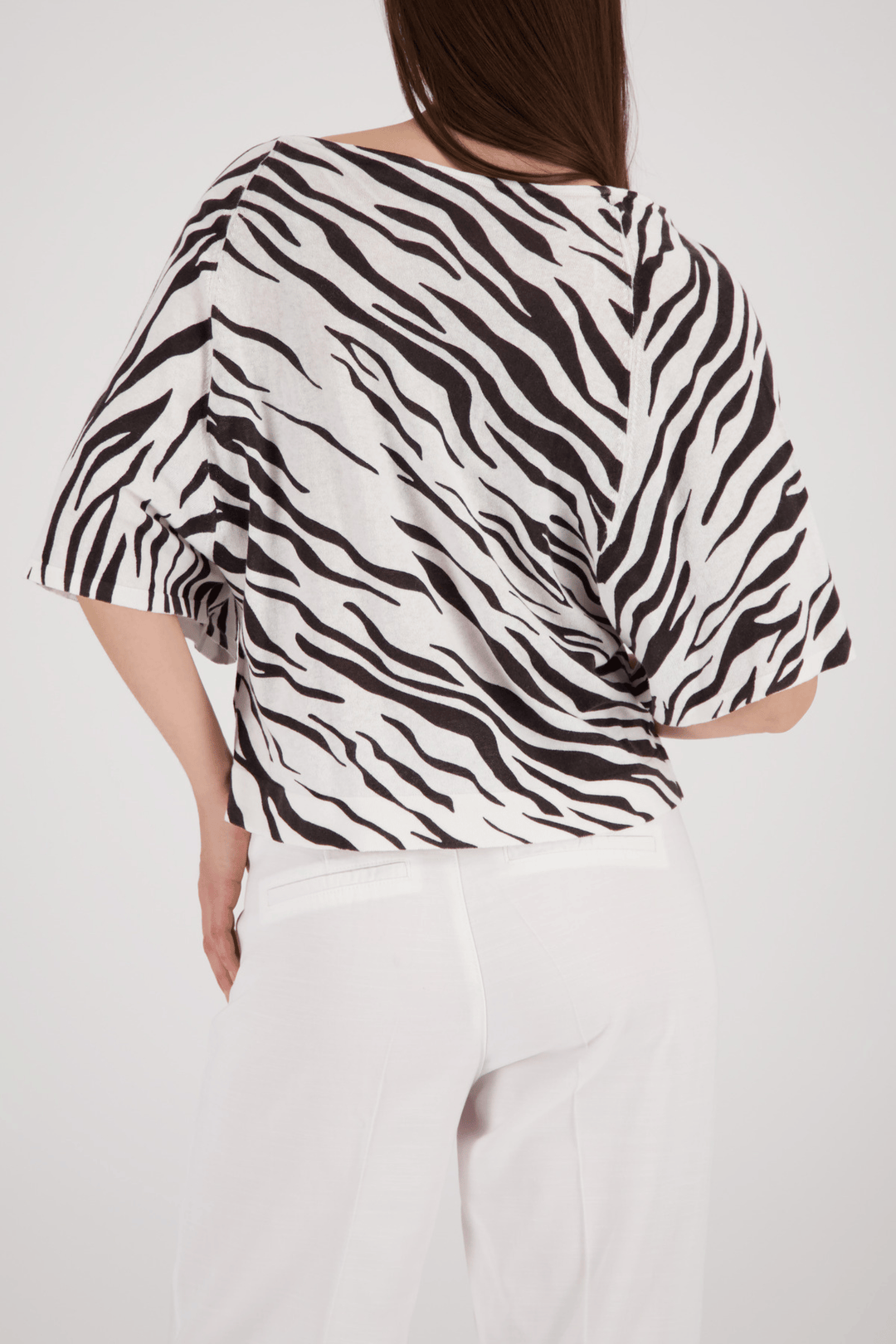MONARI T-SHIRT ZEBRA TEE - 410898MNR