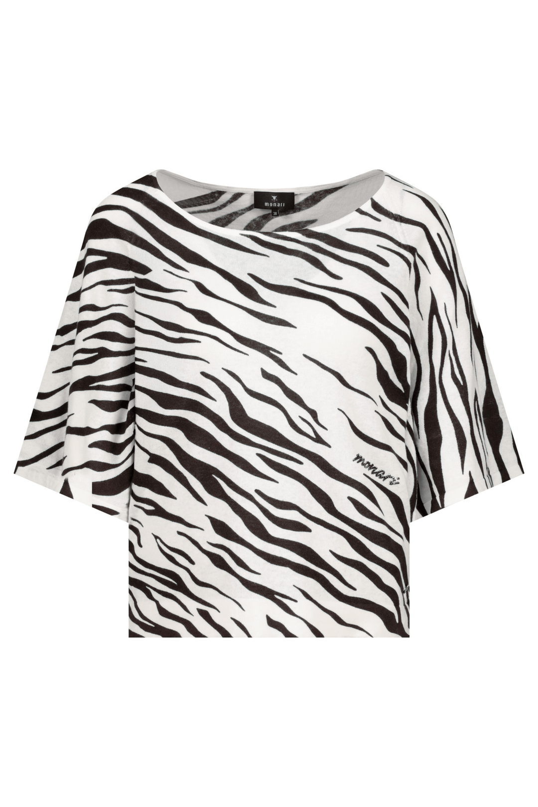 MONARI T-SHIRT ZEBRA TEE - 410898MNR