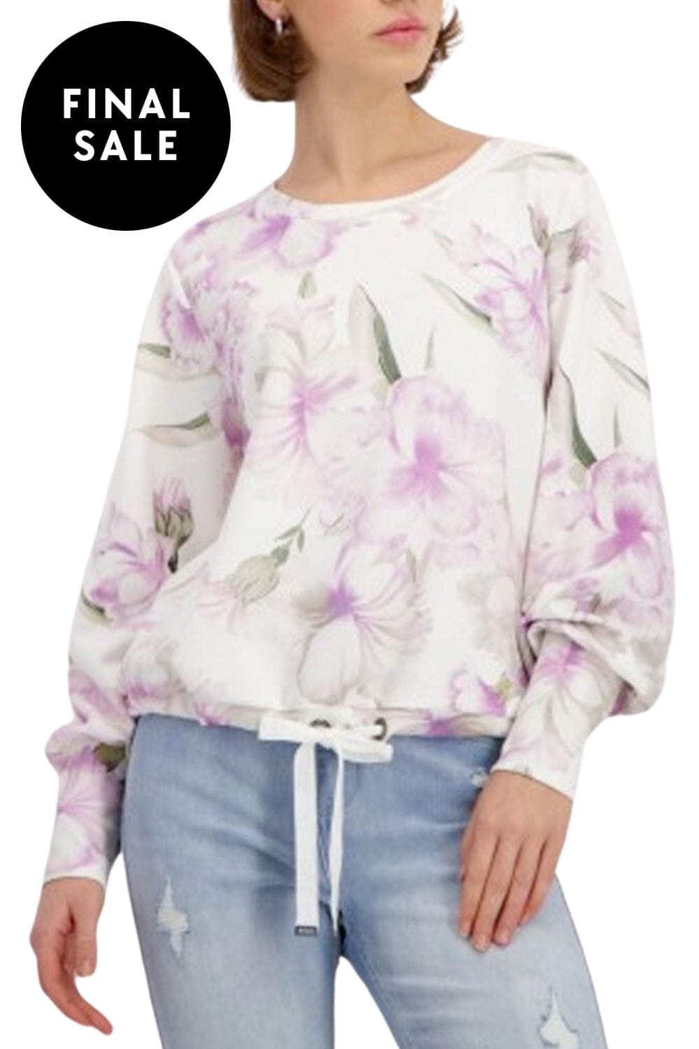 MONARI TOP 8 / LAVENDER FLORAL TOP - 408232MNR