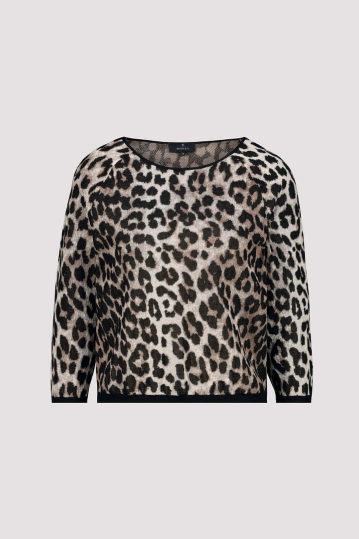 MONARI TOP ANIMAL KNIT TEE - 809066MNR