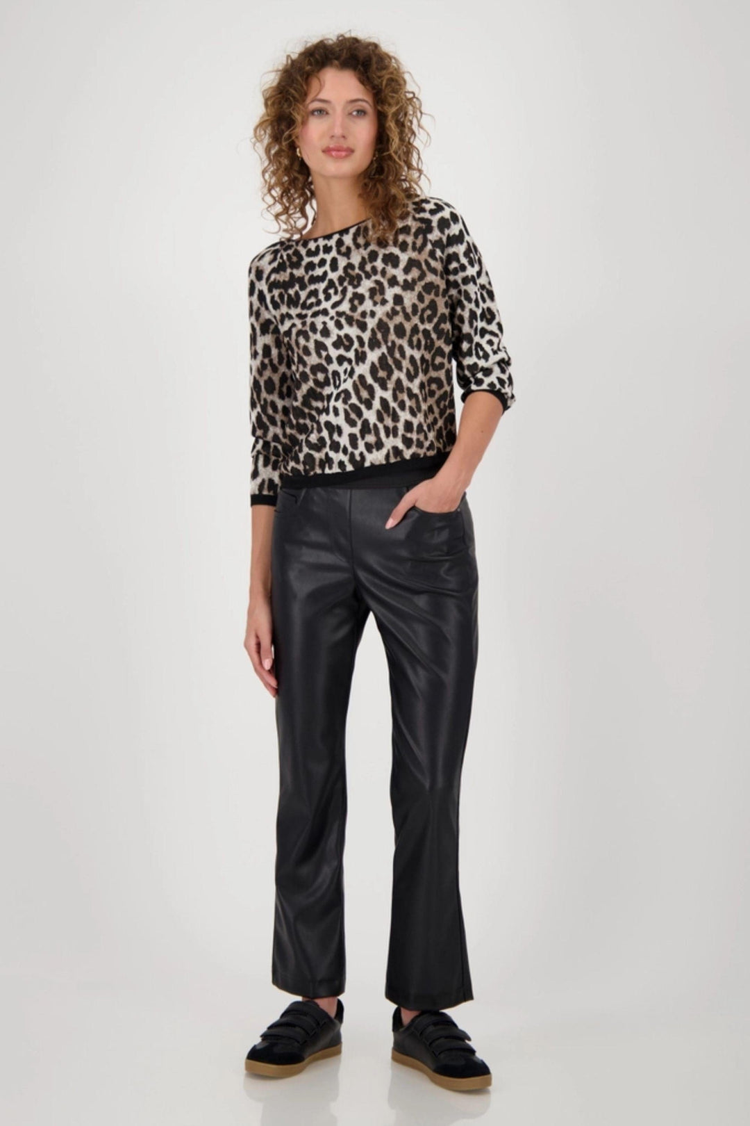 MONARI TOP ANIMAL KNIT TEE - 809066MNR