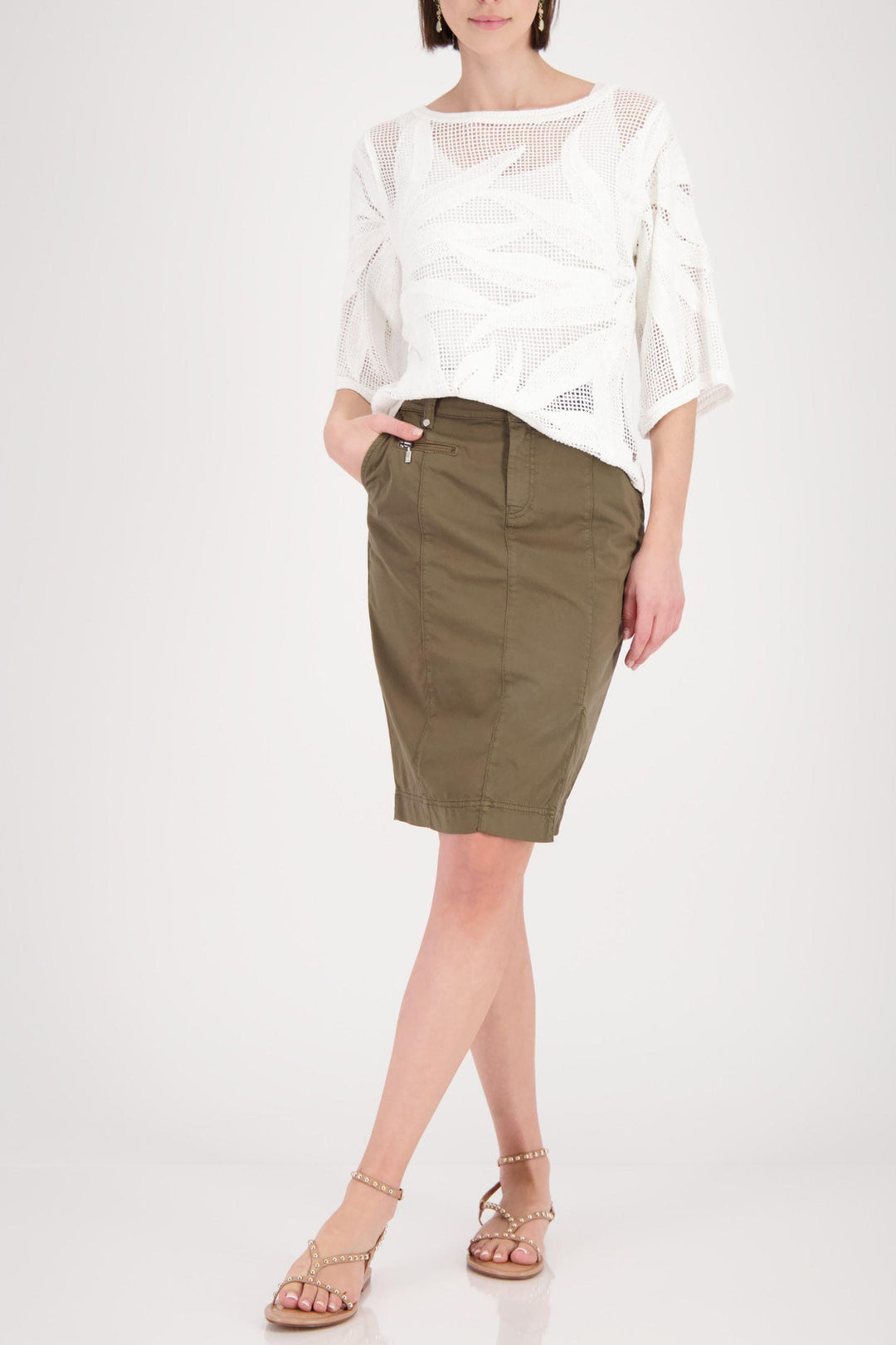 MONARI TOP CORNELLY LEAF TOP - 410921MNR