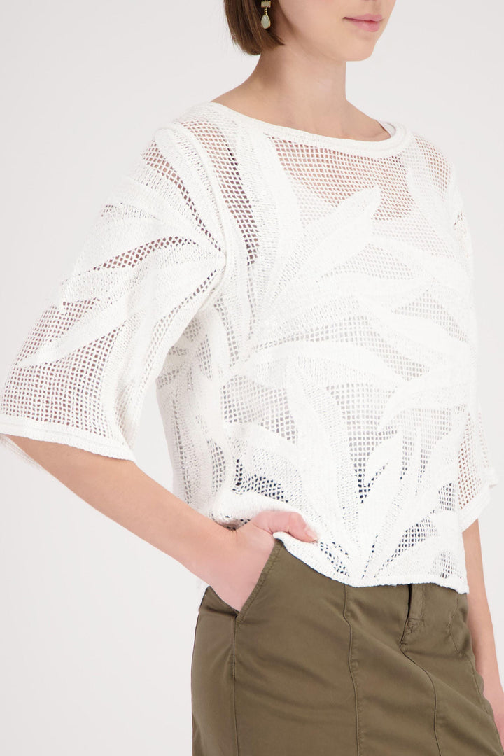 MONARI TOP CORNELLY LEAF TOP - 410921MNR