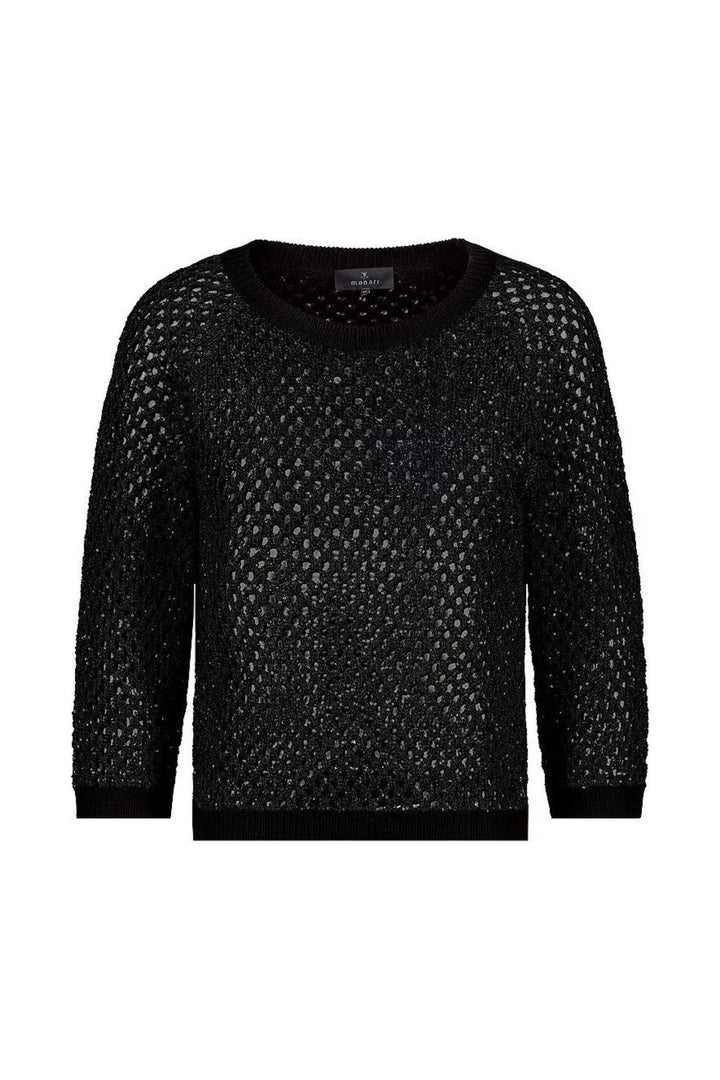 MONARI TOP KNIT SEQUIN SWEATER - 808925MNR
