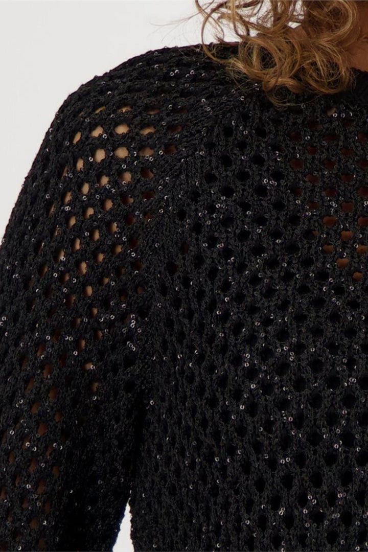 MONARI TOP KNIT SEQUIN SWEATER - 808925MNR