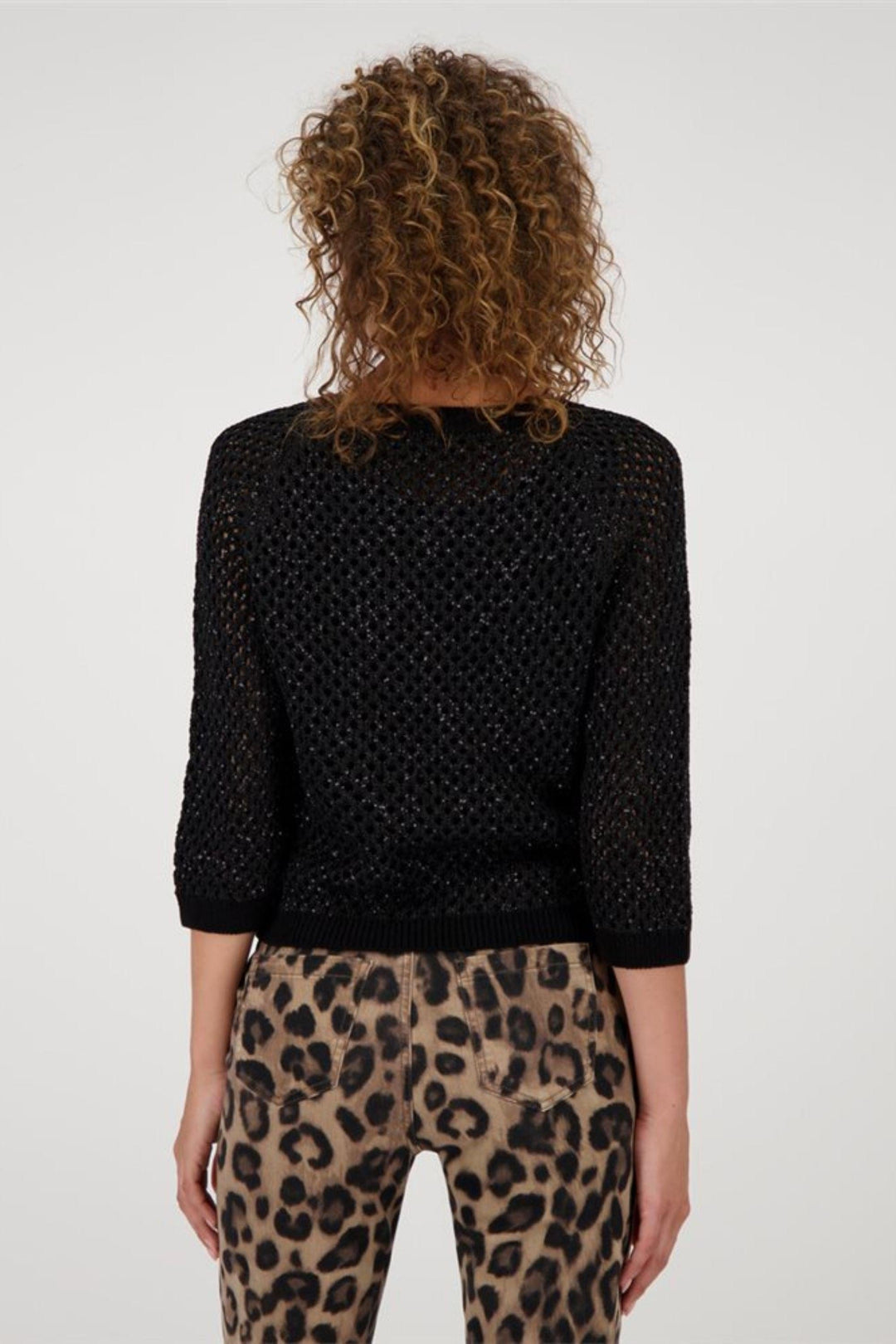 MONARI TOP KNIT SEQUIN SWEATER - 808925MNR