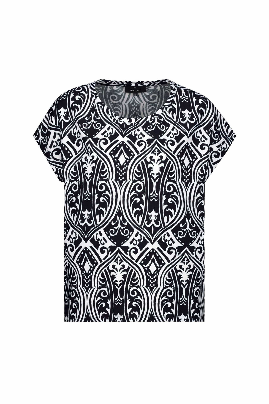 MONARI TOP ORNAMENT PRINT TEE - 410591MNR