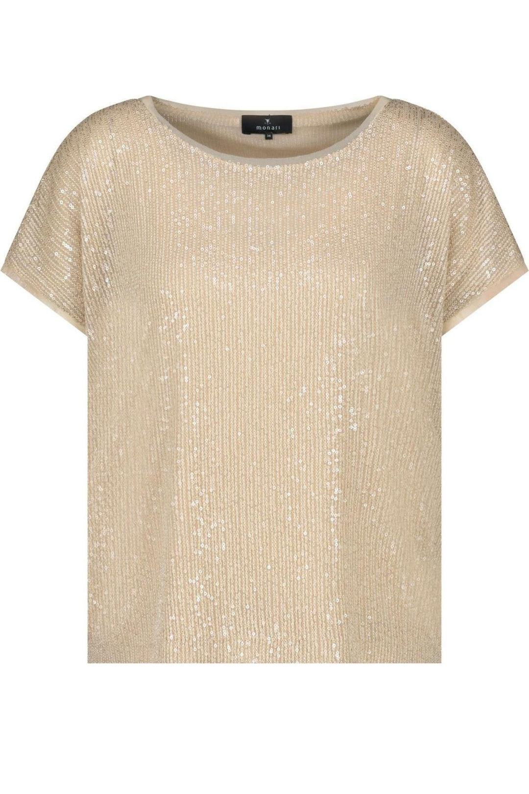 MONARI TOP SEQUIN TEE - 409685MNR