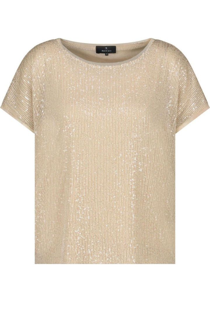 MONARI TOP SEQUIN TEE - 409685MNR