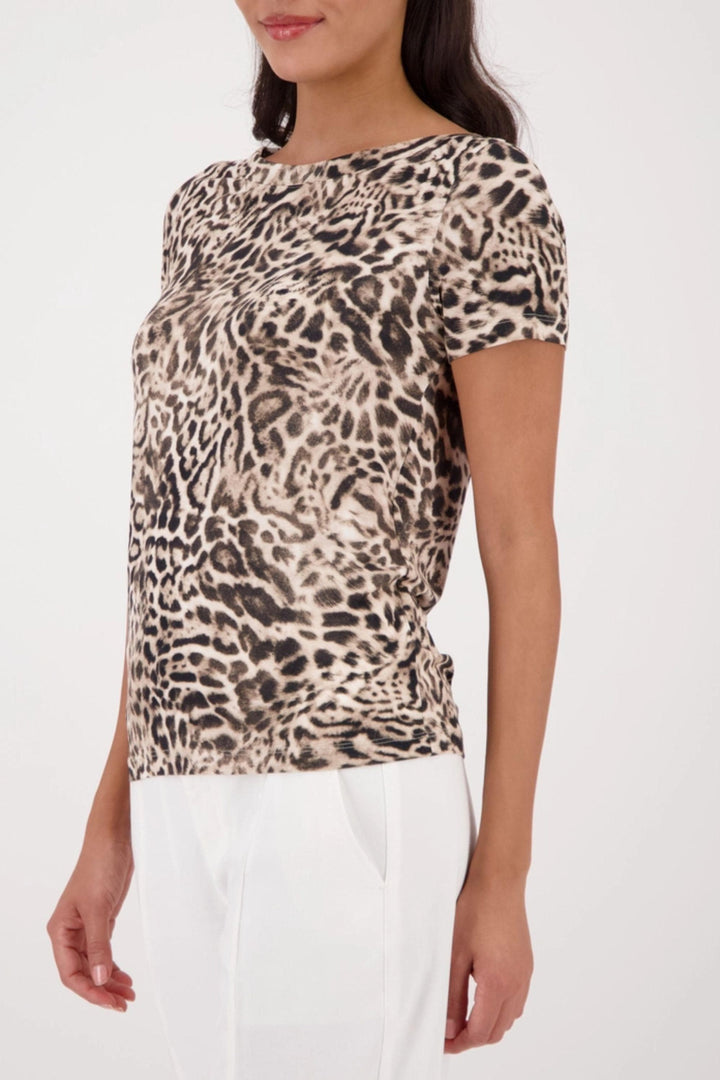 MONARI TOP TIGER PRINT TEE - 410205MNR