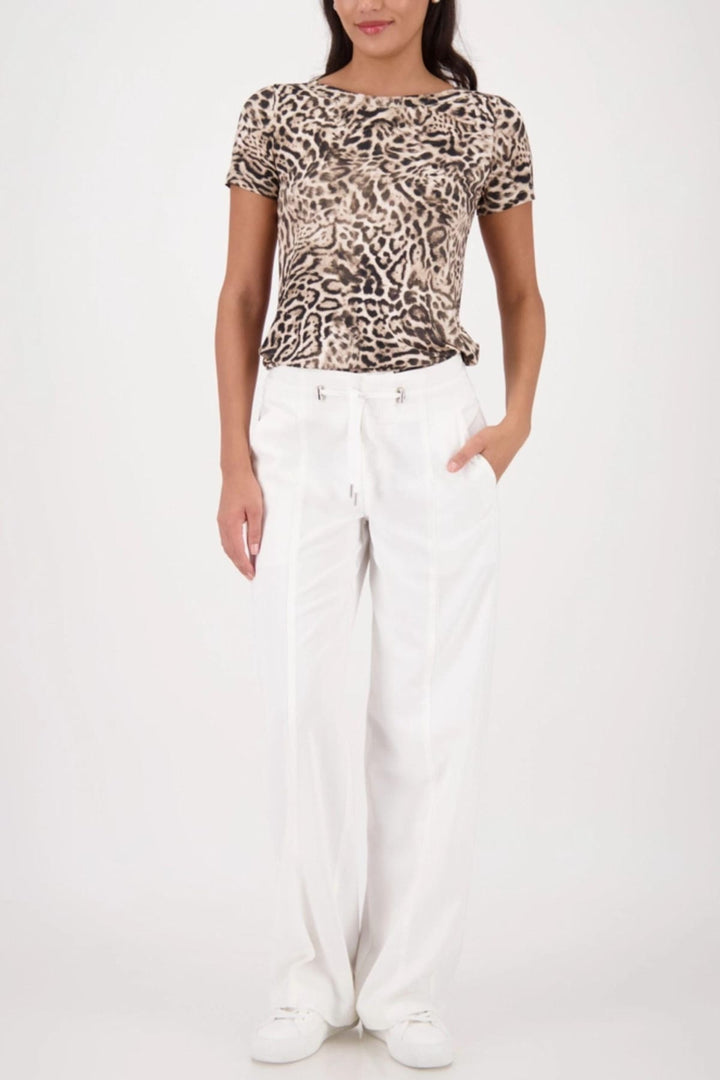 MONARI TOP TIGER PRINT TEE - 410205MNR
