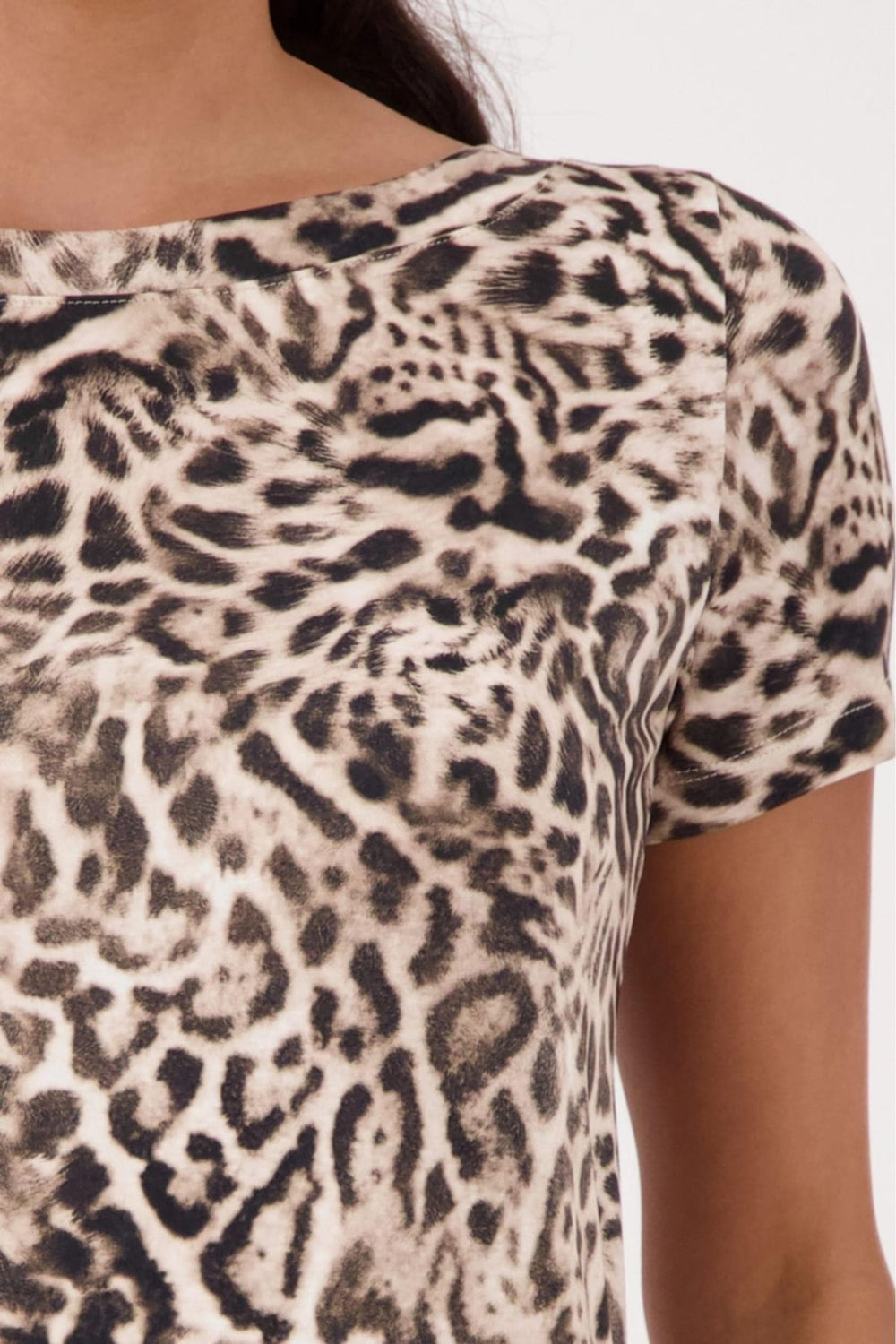 MONARI TOP TIGER PRINT TEE - 410205MNR