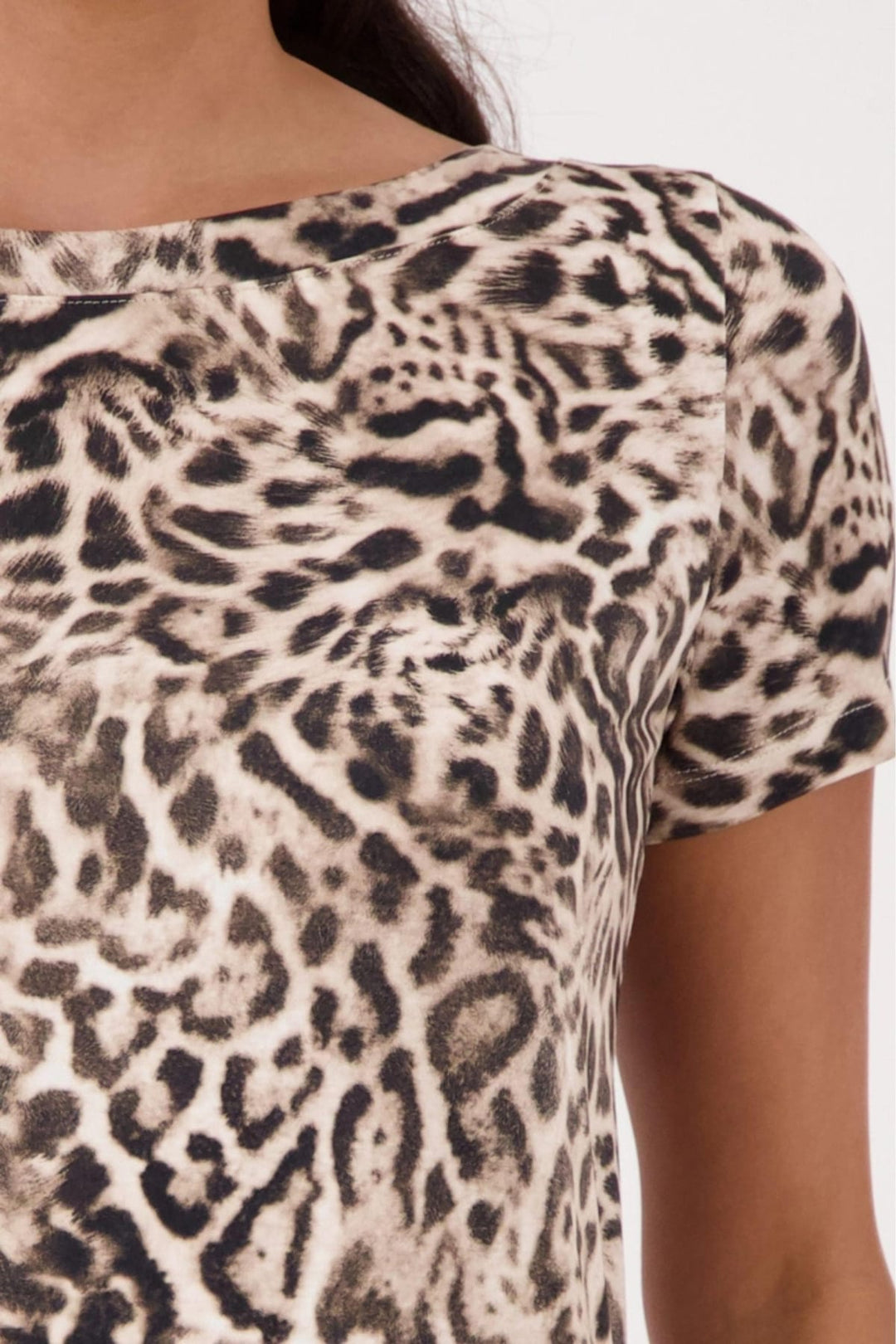 MONARI TOP TIGER PRINT TEE - 410205MNR