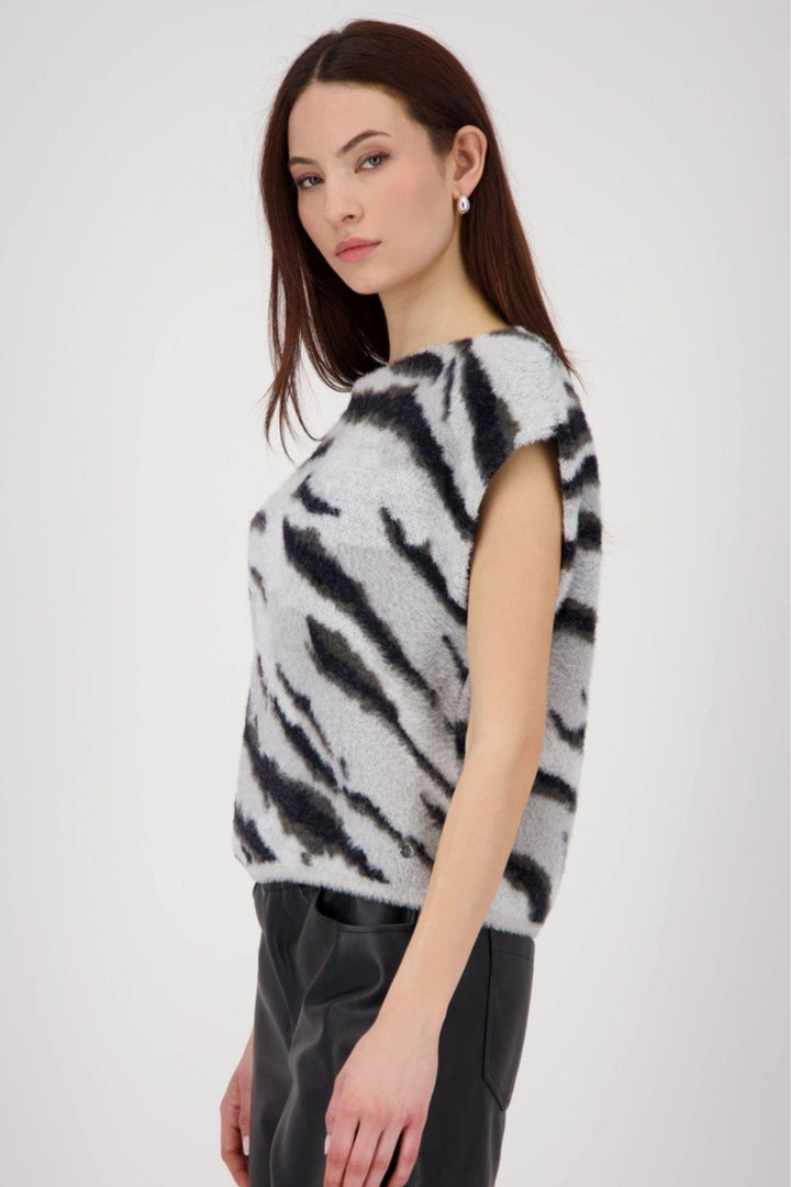 MONARI VEST ANIMAL PRINT VEST - 808913MNR
