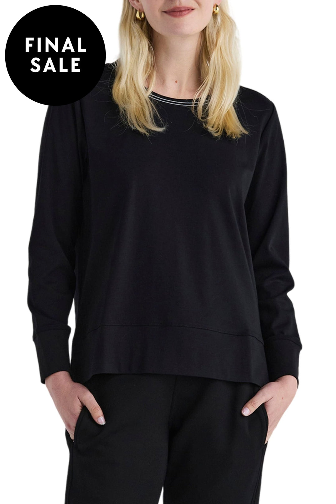 LANIA TOP XS / BLACK MONTY TOP - LA3742