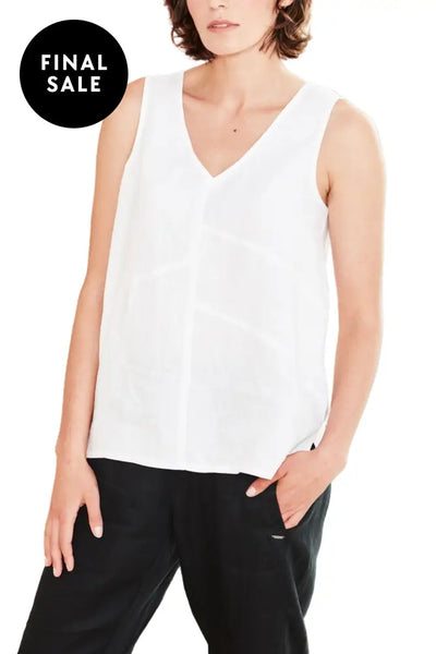 MOTIVATION TANK - 8397BR XS / WHITE TANK TOP