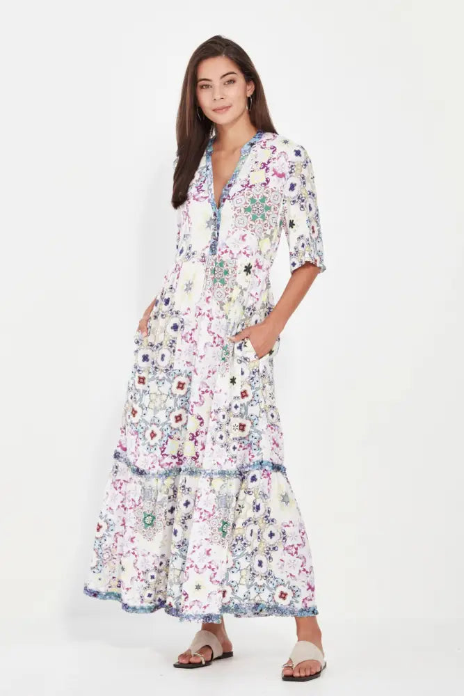 MYSTERY DRESS - 9964BR XS / WHITE DRESS