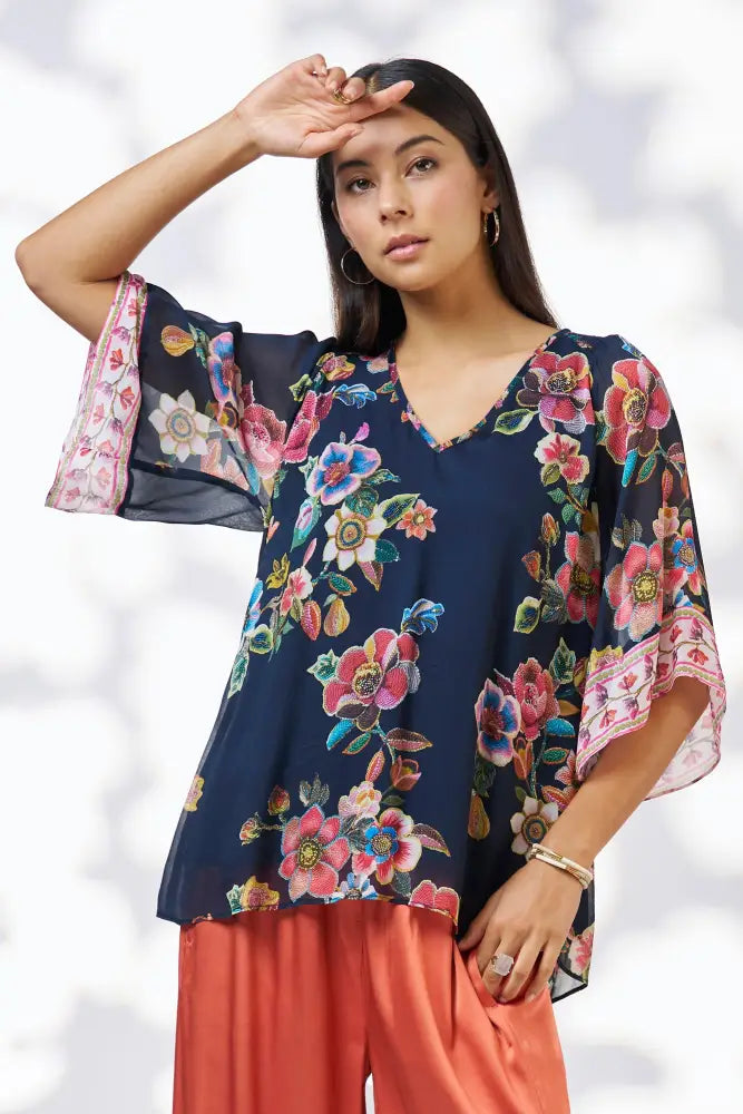MYSTIC ROSE BLOUSE - LS3131 BLOUSE