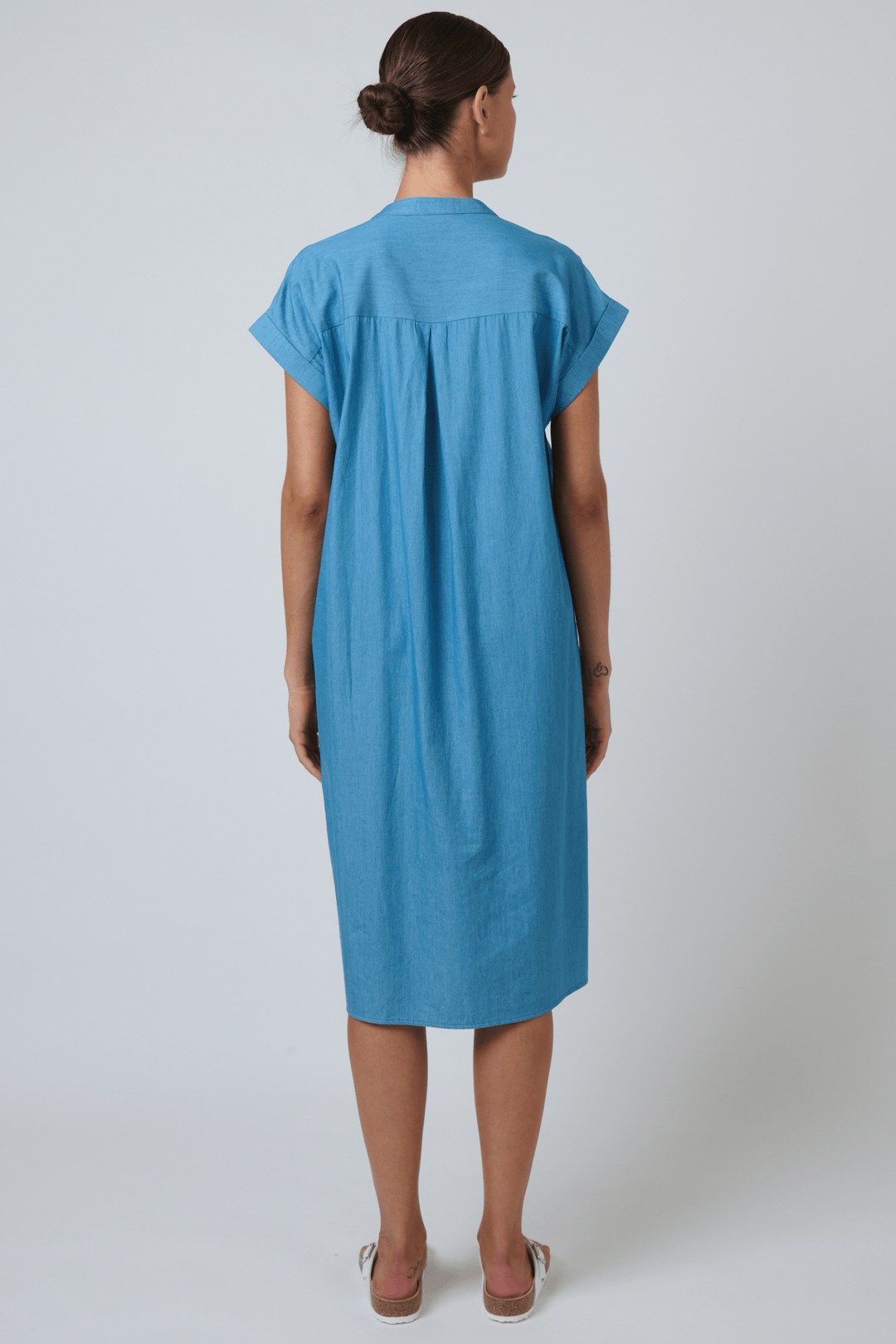 NAMASTAI DRESS BUTTON DOWN DRESS - NAM65
