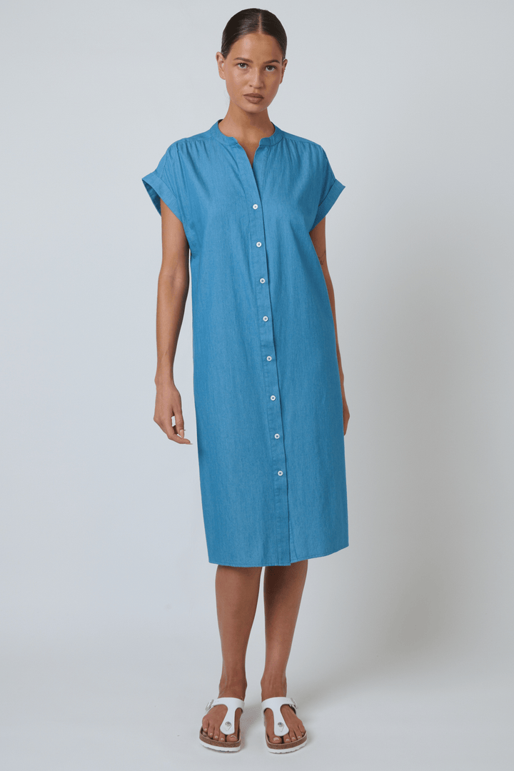 NAMASTAI DRESS BUTTON DOWN DRESS - NAM65