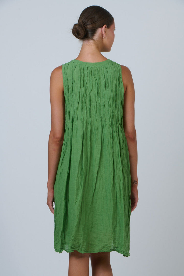 NAMASTAI DRESS BUTTON FRONT DRESS - P153
