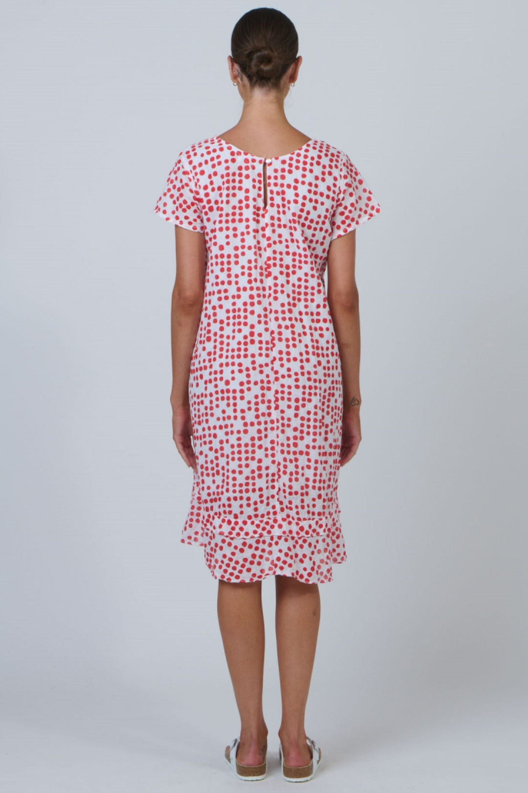 NAMASTAI DRESS ROUND NECK COTTON DRESS - P12