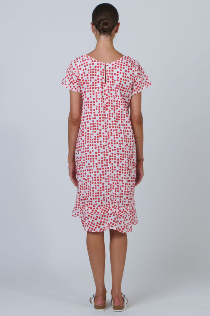 NAMASTAI DRESS ROUND NECK COTTON DRESS - P12