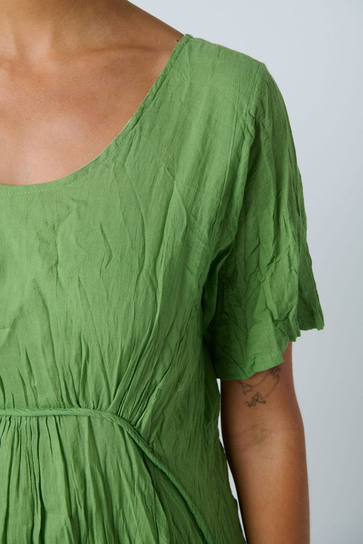 NAMASTAI DRESS ROUND NECK COTTON DRESS - P150