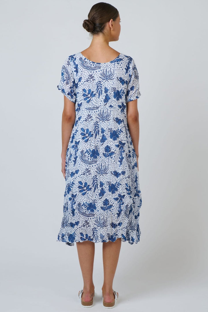 NAMASTAI DRESS ROUND NECK COTTON DRESS - P150