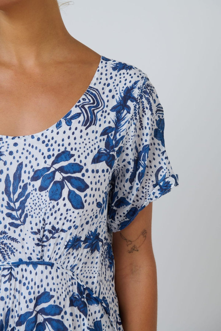 NAMASTAI DRESS ROUND NECK COTTON DRESS - P150