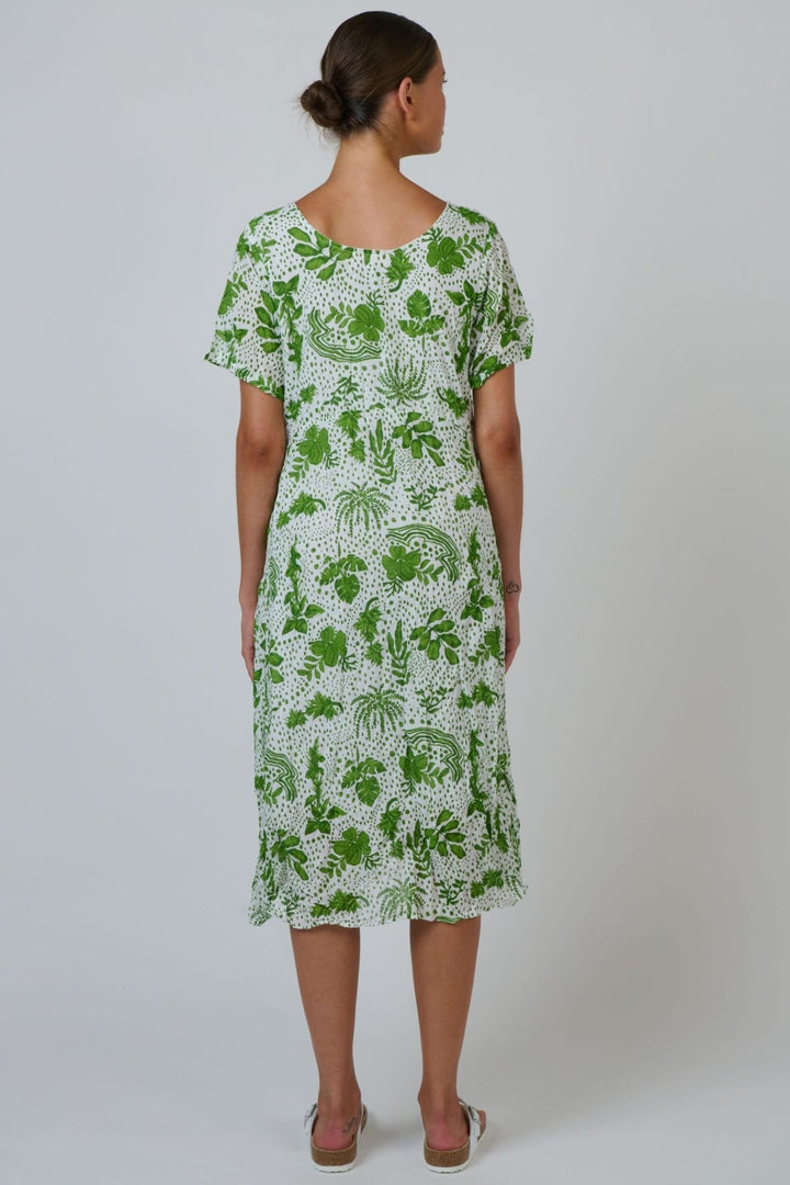 NAMASTAI DRESS ROUND NECK COTTON DRESS - P150