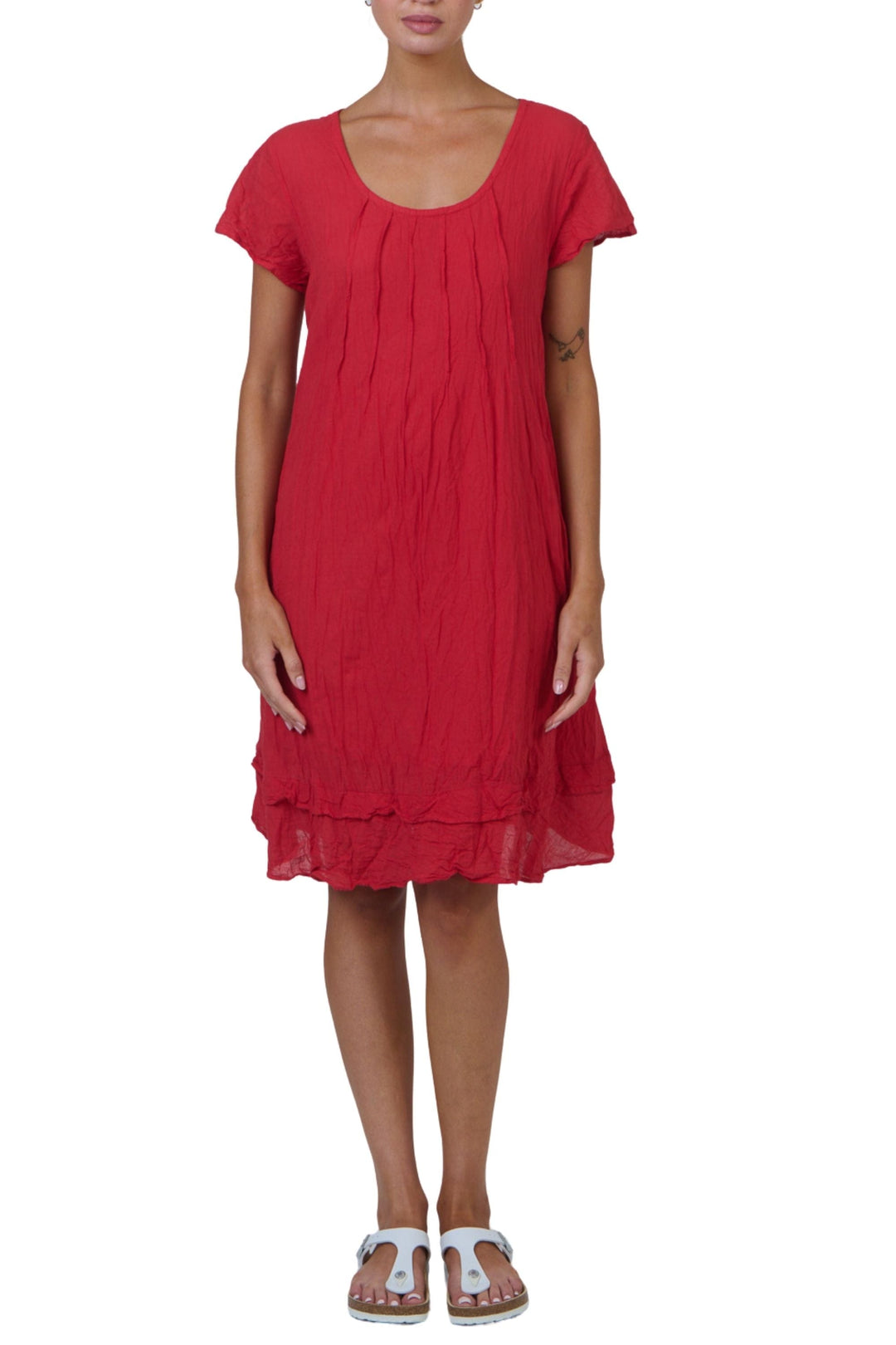 NAMASTAI DRESS S/M / CHILLI COTTON DRESS - P145