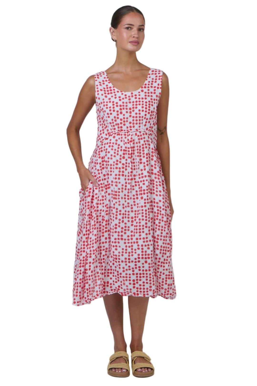 NAMASTAI DRESS S/M / CHILLI MIDI DRESS - N74