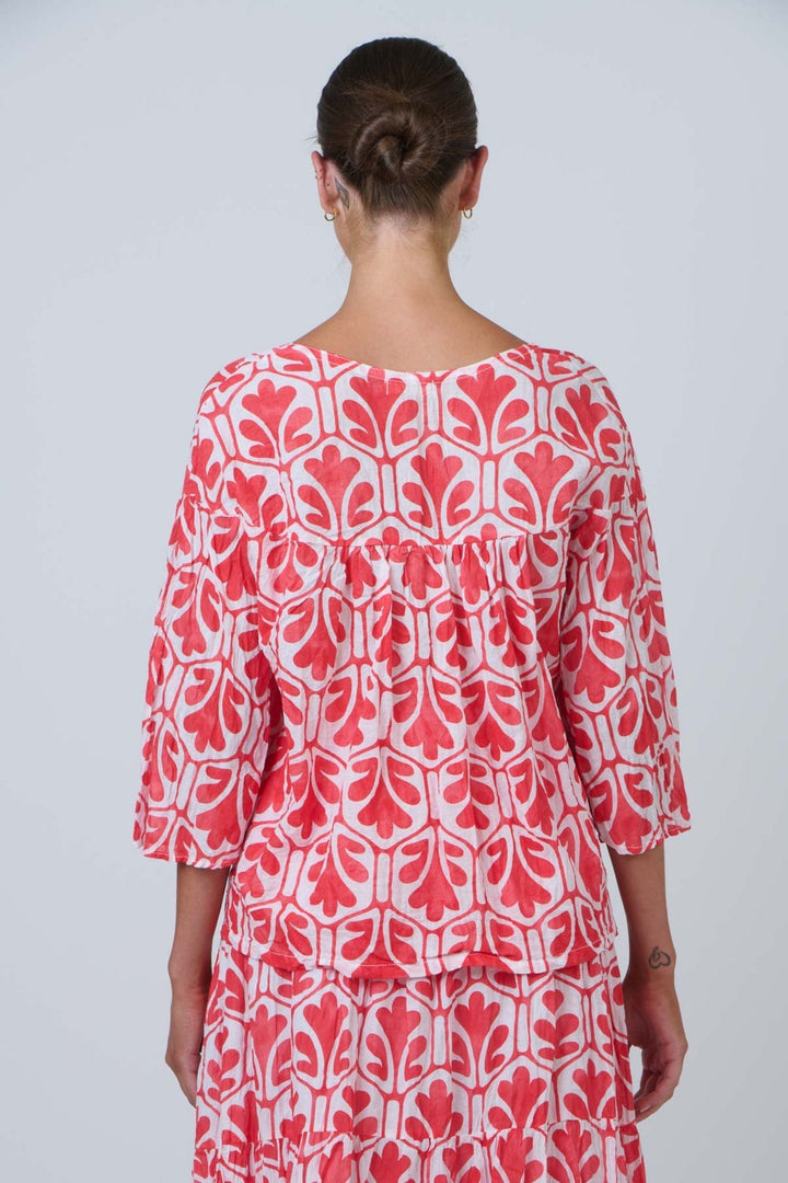 NAMASTAI TOP BUTTON UP TOP - P115