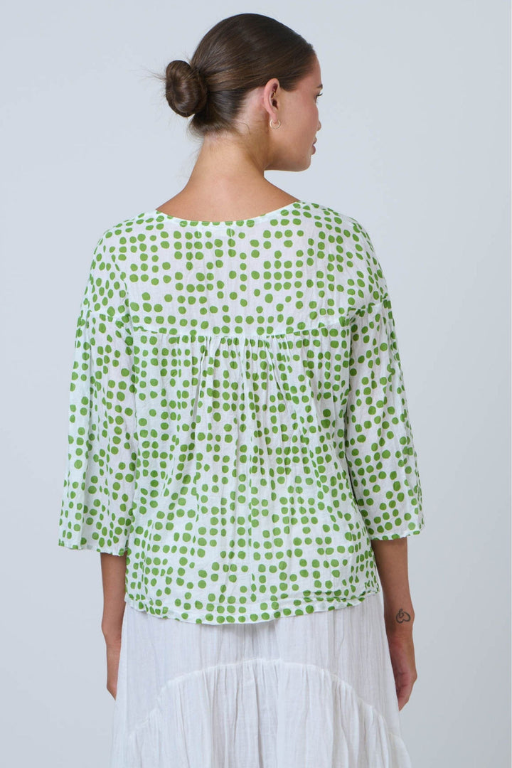 NAMASTAI TOP BUTTON UP TOP - P115