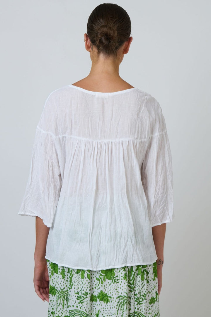 NAMASTAI TOP BUTTON UP TOP - P115