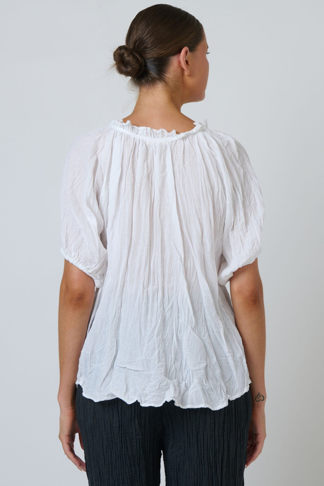 NAMASTAI TOP SCOOP NECK TOP - P105