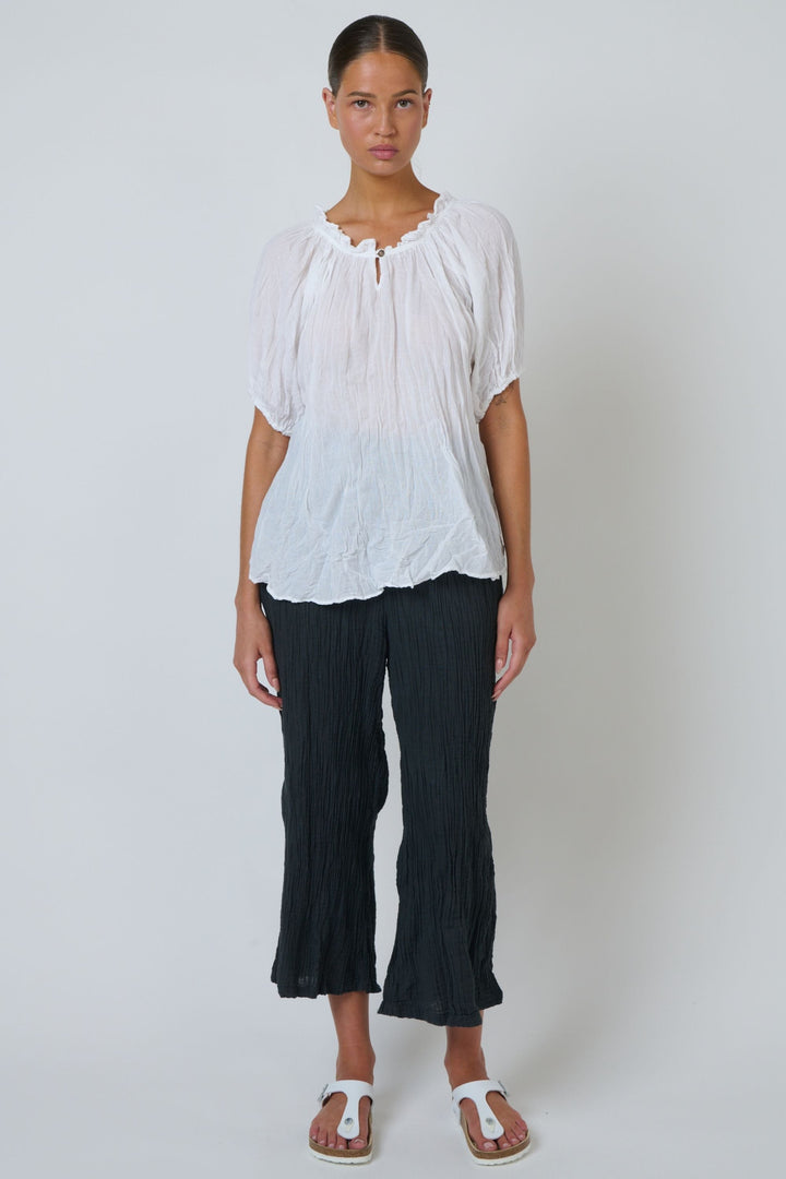 NAMASTAI TOP SCOOP NECK TOP - P105