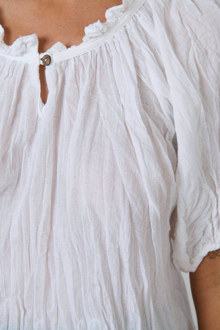 NAMASTAI TOP SCOOP NECK TOP - P105