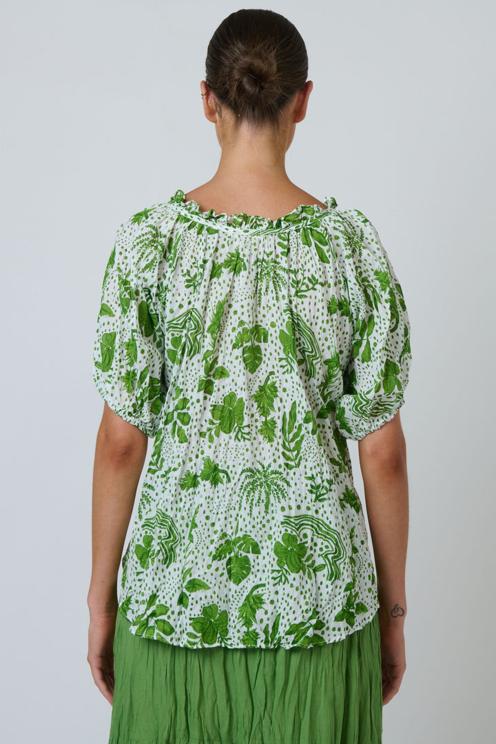 NAMASTAI TOP SCOOP NECK TOP - P105