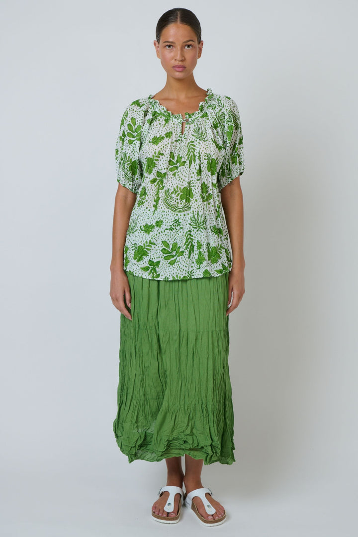 NAMASTAI TOP SCOOP NECK TOP - P105