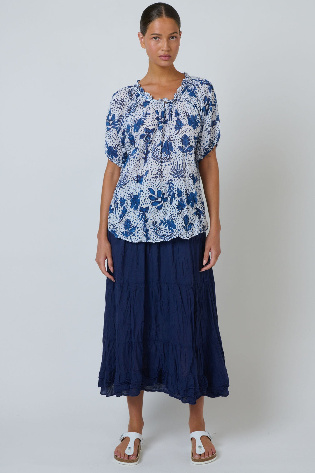NAMASTAI TOP SCOOP NECK TOP - P105