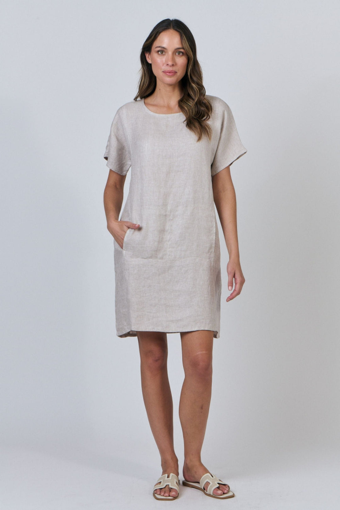 NATURALS BY O AND J DRESS SHIFT DRESS - GA603