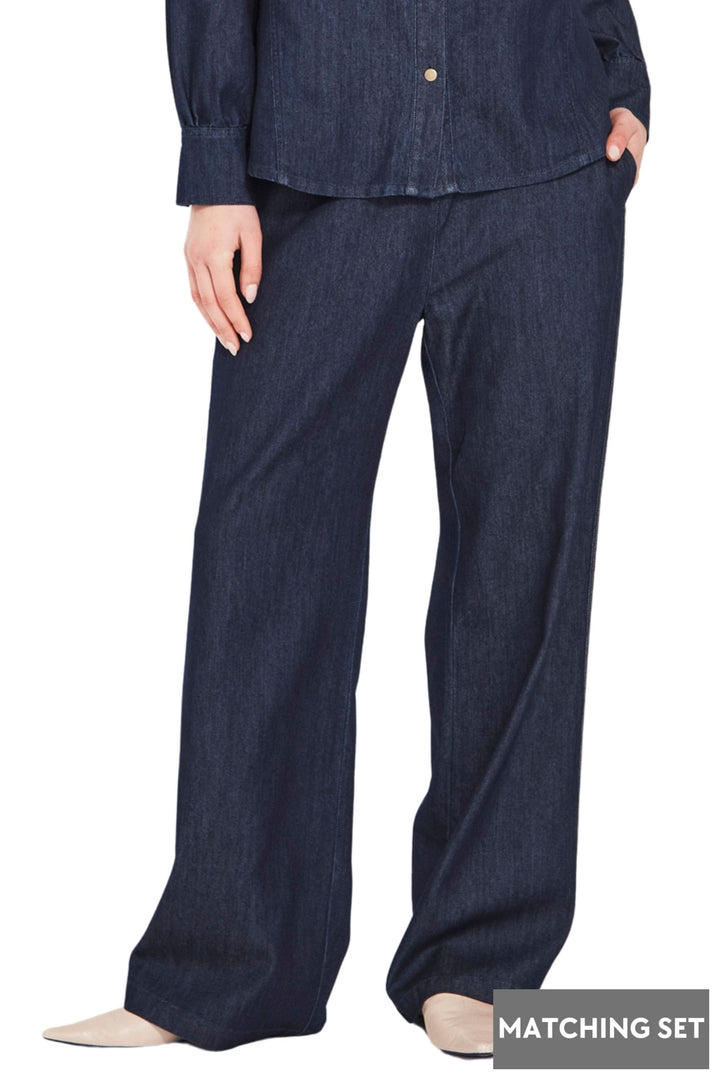 VERGE PANTS 8 / DARK-DENIM NEWTON PANT - 1104BR