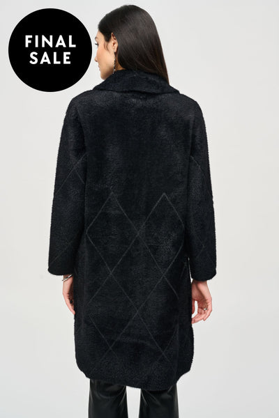 NOTCHED COLLAR COAT - 233951JR JACKET