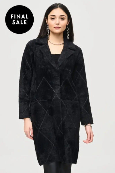 NOTCHED COLLAR COAT - 233951JR JACKET